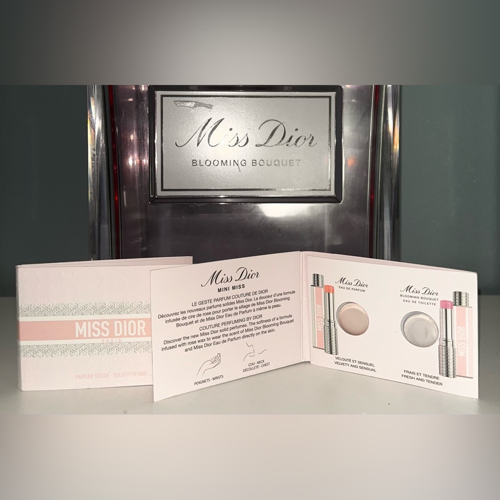 Miss Dior Mini Miss Solid Perfume Sample of Eau de Parfum and Blooming Bouquet. - Picture 4 of 6